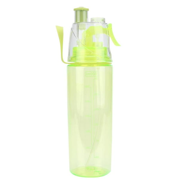 600ML Portable Clear Spray-Head Anti-Leak Water Bottle Sport School Cycling Tool